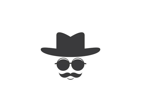 Cowboy Hatt Symbol Vektor Ikon Illustration — Stock vektor
