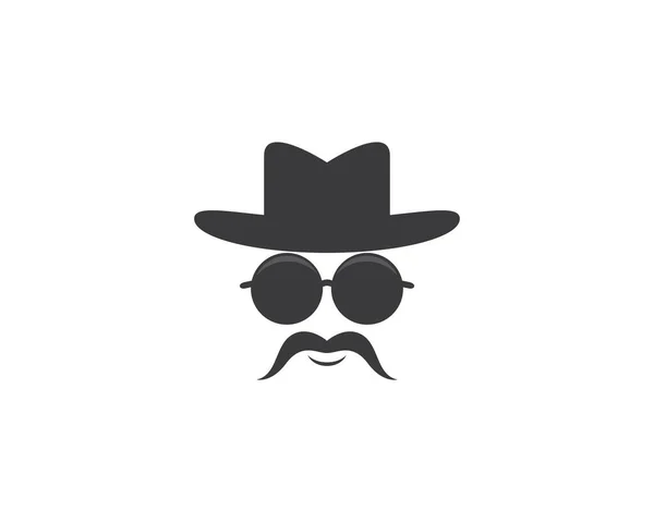 Cowboy Καπέλο Σύμβολο Διάνυσμα Εικόνα Εικονίδιο — Διανυσματικό Αρχείο