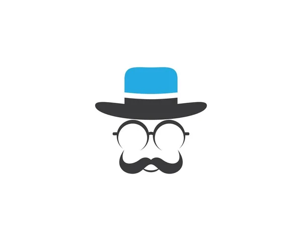 Vaquero Sombrero Símbolo Vector Icono Ilustración — Vector de stock