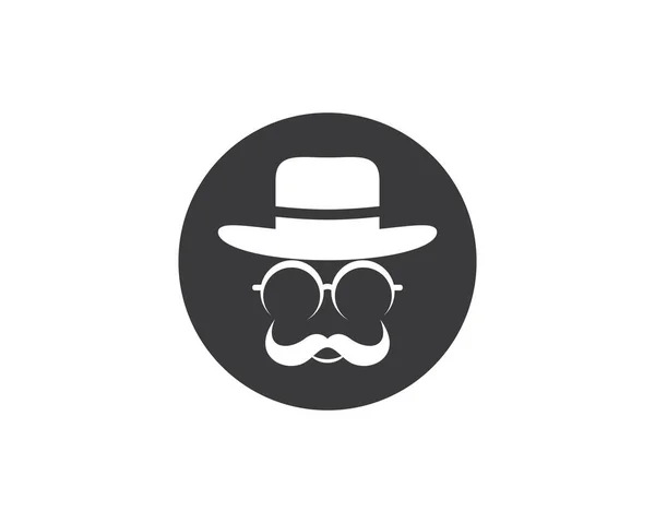 Cowboy Καπέλο Σύμβολο Διάνυσμα Εικόνα Εικονίδιο — Διανυσματικό Αρχείο
