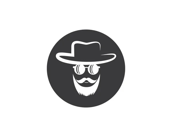 Cowboy Hatt Symbol Vektor Ikon Illustration — Stock vektor