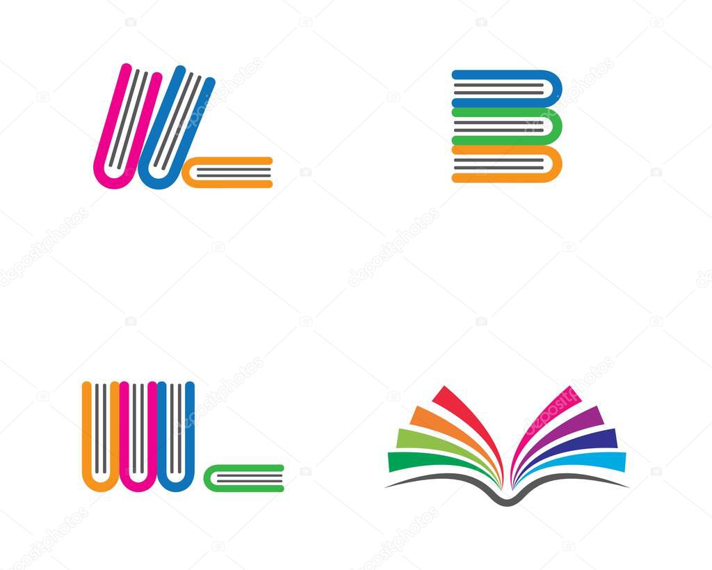 Book vector symbol icon illustration design