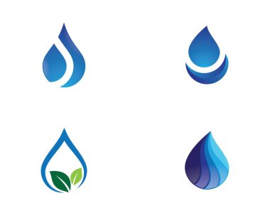 Su damlası vektör resimleme