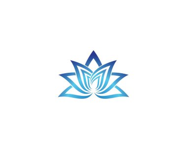 Lotus sembolü vektör illüstrasyonu