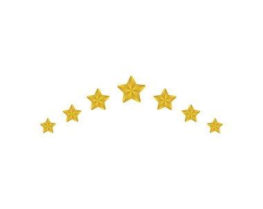 Yıldız vektör illüstrasyon tasarımı