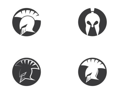 Spartalı kask vektör resimleme