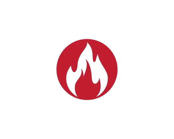 Fire Symbol Vector Icon Illustration — Stock Vector