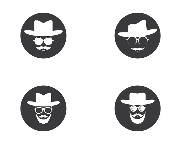 Cowboy Hat Symbol Vector Icon Illustration — Stock Vector