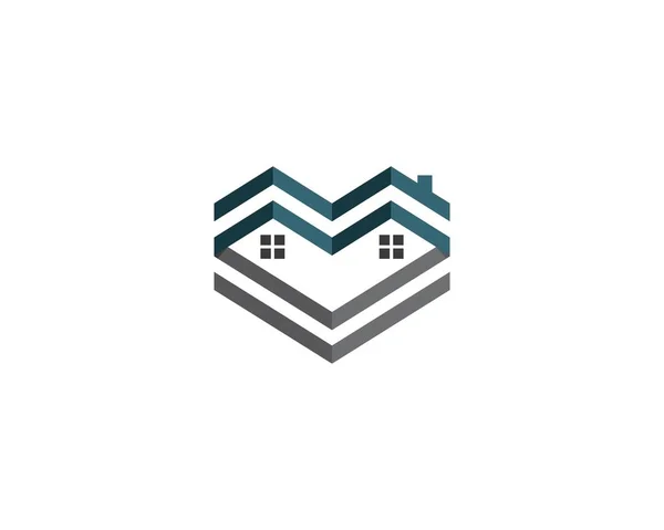 Haus Symbol Vektor Illustration Design — Stockvektor