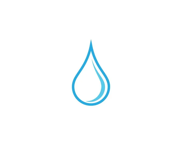 Ilustración Vector Gota Agua — Archivo Imágenes Vectoriales