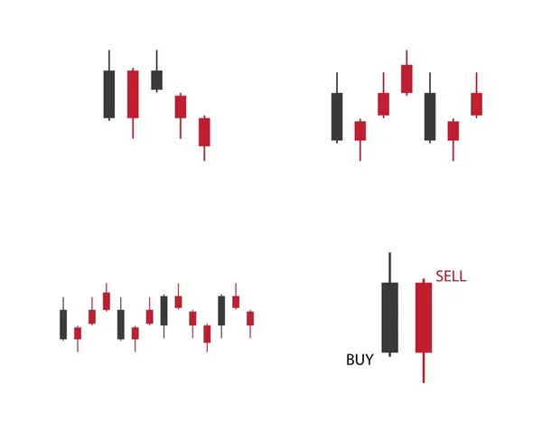 Illustration Vectorielle Marché Forex — Image vectorielle