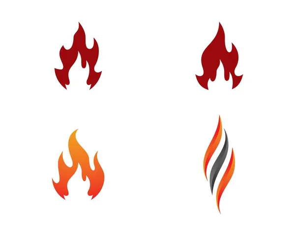 Feuer Symbol Vektor Symbol Illustration — Stockvektor