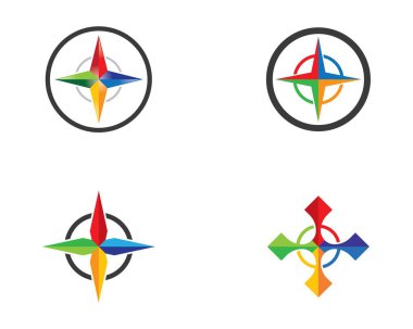 Pusula sembolü vektör resimlemesi