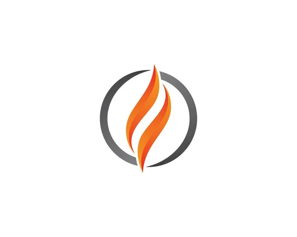 Вогняний Символ Векторна Ілюстрація — стоковий вектор