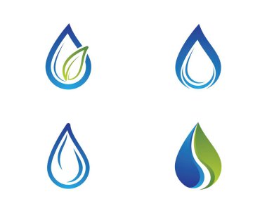 Su damlası vektör resimleme