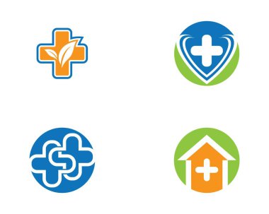 Tıbbi çapraz vektör resimleme tasarımı