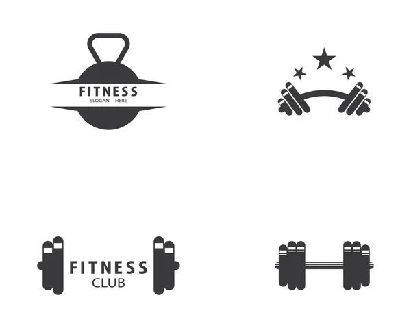 Diseño Ilustración Símbolo Fitness — Vector de stock