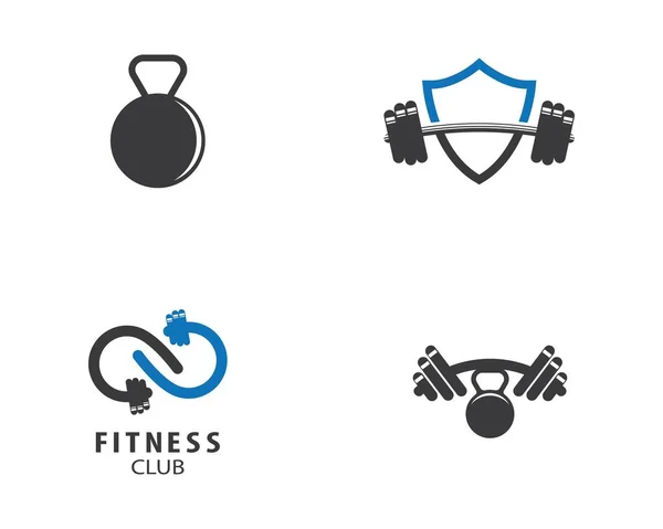 Diseño Ilustración Símbolo Fitness — Vector de stock