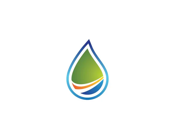 Ilustración Vector Gota Agua — Archivo Imágenes Vectoriales