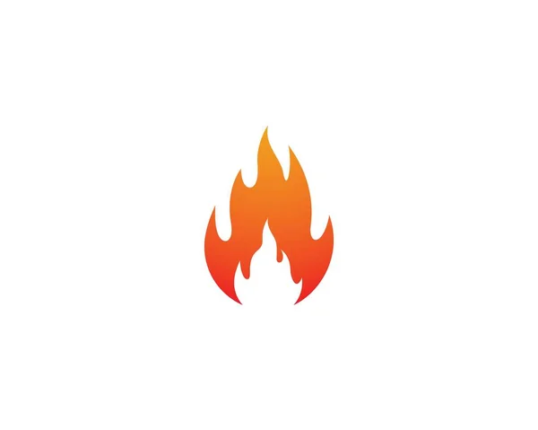 Fire Symbol Vector Icon Illustration — Stock Vector