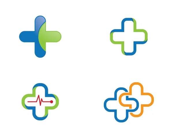 Medical Cross Vector Icon Illustration Design — Stock Vector