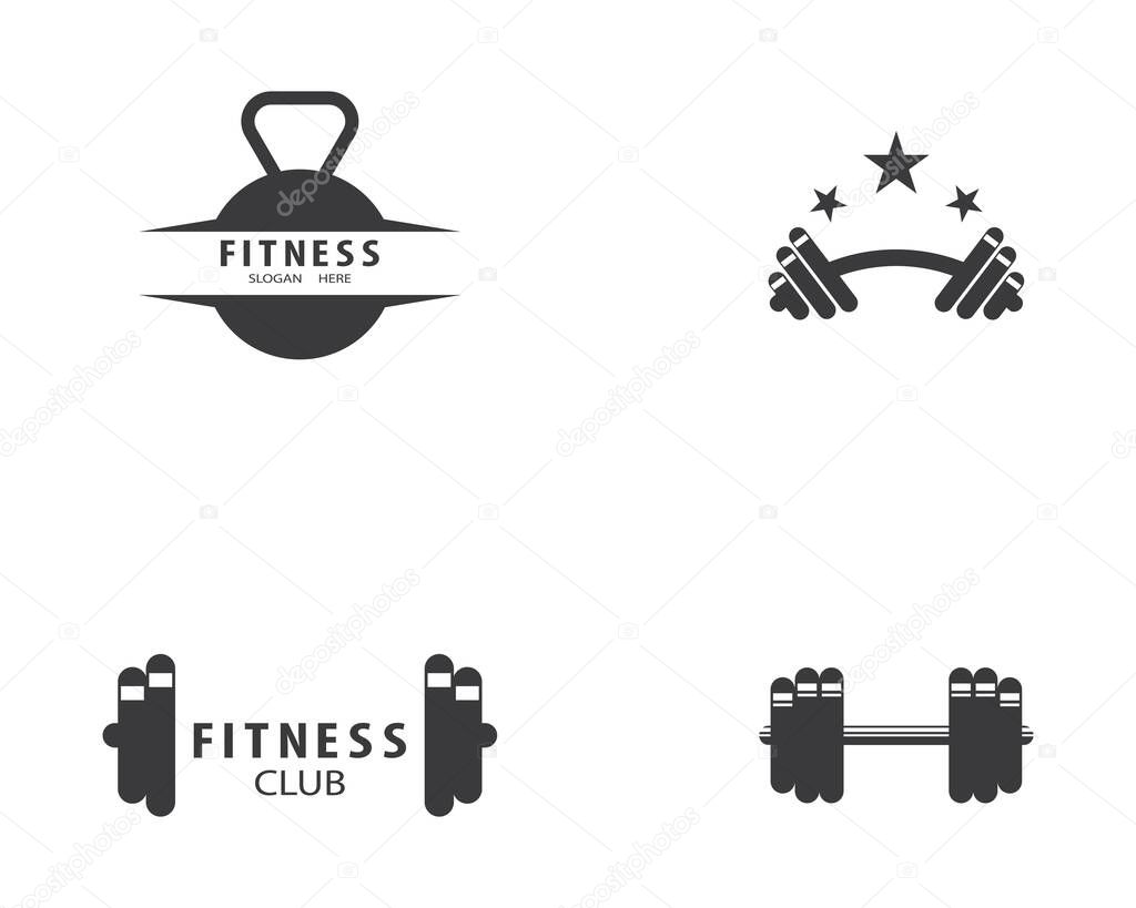 Fitness symbol illustration design