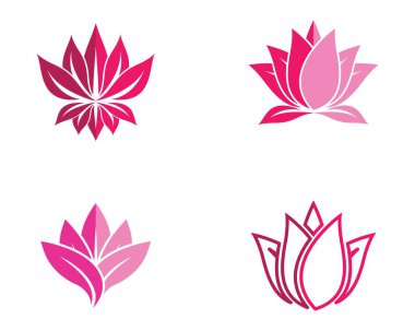 Lotus sembolü vektör illüstrasyonu