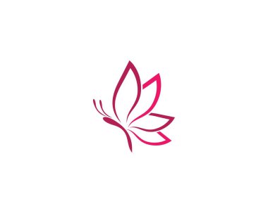 Kelebek vektör resimleme tasarımı