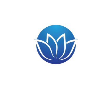 Lotus sembolü vektör illüstrasyonu