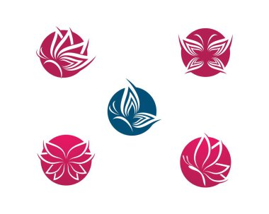 Kelebek vektör resimleme tasarımı