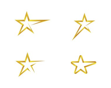 Yıldız vektör illüstrasyon tasarımı