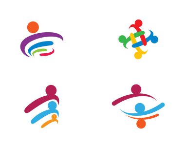 Topluluk vektörü illüstrasyon tasarımı