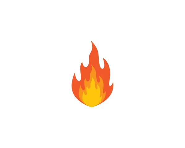 Feuer Symbol Vektor Symbol Illustration — Stockvektor