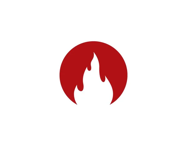 Fire Symbol Vector Icon Illustration — Stock Vector