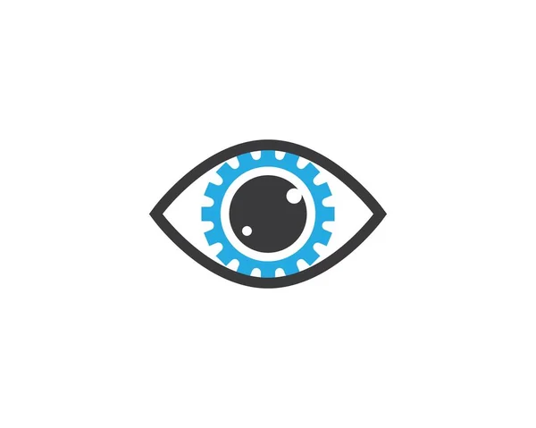 Ögonsymbol Vektor Ikon Illustration Design — Stock vektor