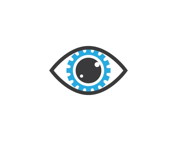 Eye Symbool Vector Pictogram Illustratie Ontwerp — Stockvector