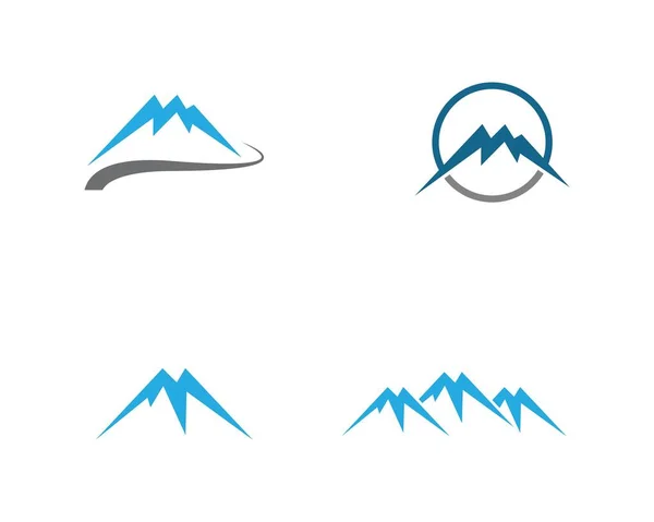 Σχεδιασμός Εικονογράφησης Διανύσματος Βουνού — Διανυσματικό Αρχείο