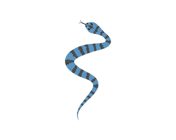 Simbolo Del Serpente Icona Vettoriale Illustrazione — Vettoriale Stock