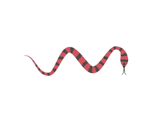 Schlangensymbol Illustration Vektorsymbol — Stockvektor