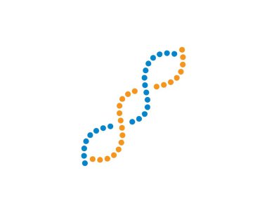 Gen sembolü vektör illüstrasyonu