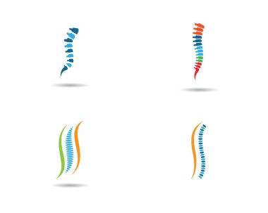Omurga vektör simgesi çizim tasarımı
