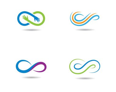 Sonsuz vektör illüstrasyon tasarımı