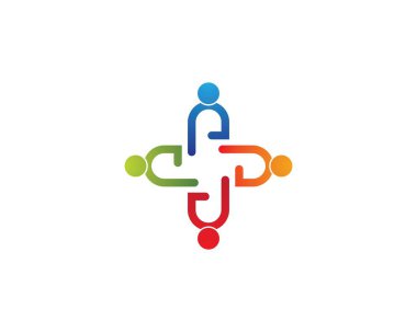 Topluluk vektörü illüstrasyon tasarımı