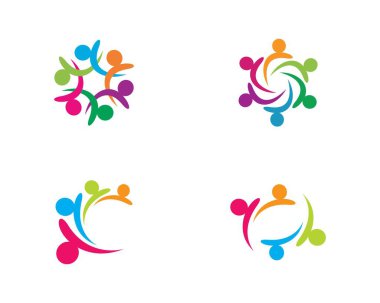 Topluluk vektörü illüstrasyon tasarımı