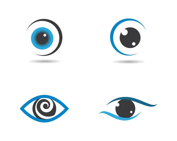 Eye Symbool Vector Pictogram Illustratie Ontwerp — Stockvector