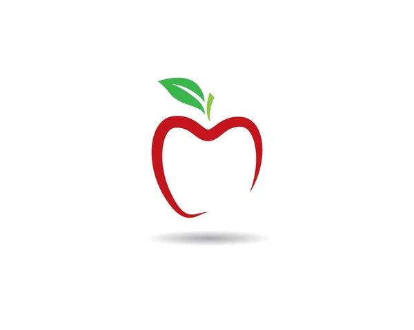 Diseño Ilustración Icono Vector Apple — Archivo Imágenes Vectoriales