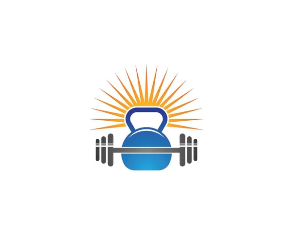 Fitness Symbol Ilustrace Design — Stockový vektor