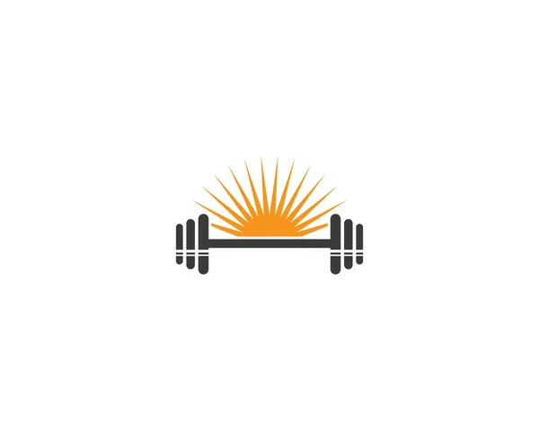 Fitness Sembolü Çizim Tasarımı — Stok Vektör