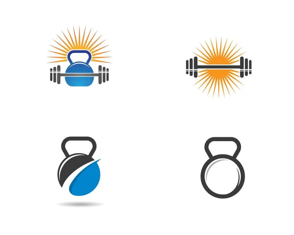 Fitness Symbol Ilustrace Design — Stockový vektor