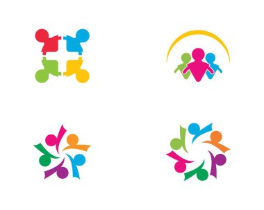 Topluluk vektörü illüstrasyon tasarımı